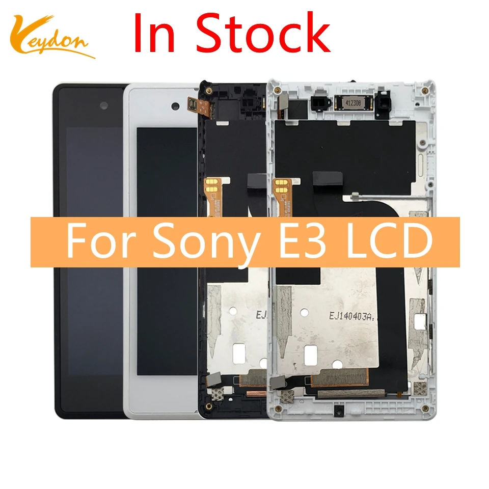 In Stock 4.5" LCD For Sony Xperia E3 D2203 D2206 D2243 D2202 Display Touch Screen Digitizer With Frame Assembly | Мобильные
