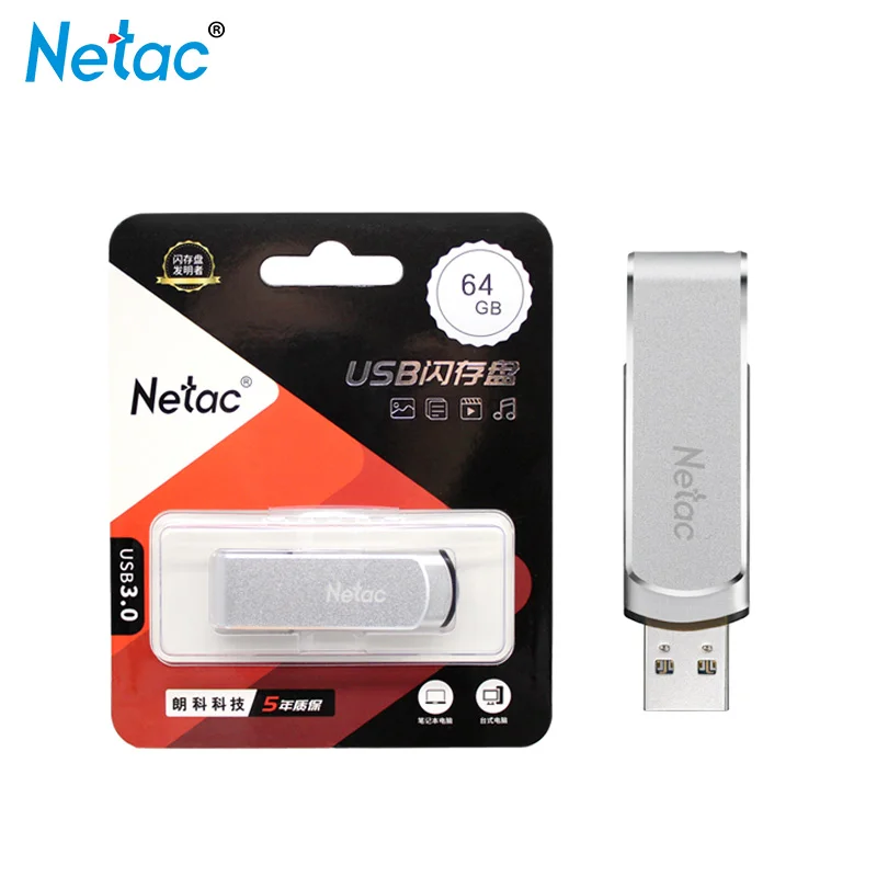 Netac USB флеш-накопитель 64 ГБ металлическая Флешка высокоскоростная USB флешка 32 ГБ флеш-накопитель 16 ГБ USB флеш-накопитель 3,0 для планшетных ПК