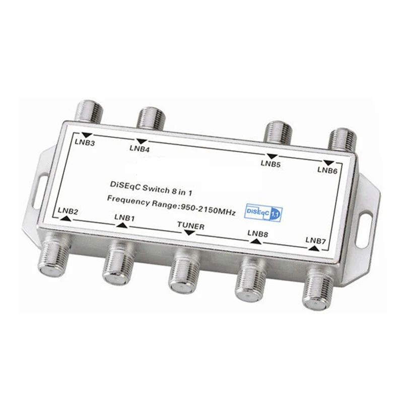 Superior Supplier 8 in 1 out Dish Satellite Multiswitch for HD Channels