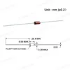 Diodes à commutation rapide axiale, petit Signal 1N4148, 200mA 100 V DO-35 (100) IN4148 1N en DO-204AH 4148 volts, 100 pièces ► Photo 2/6