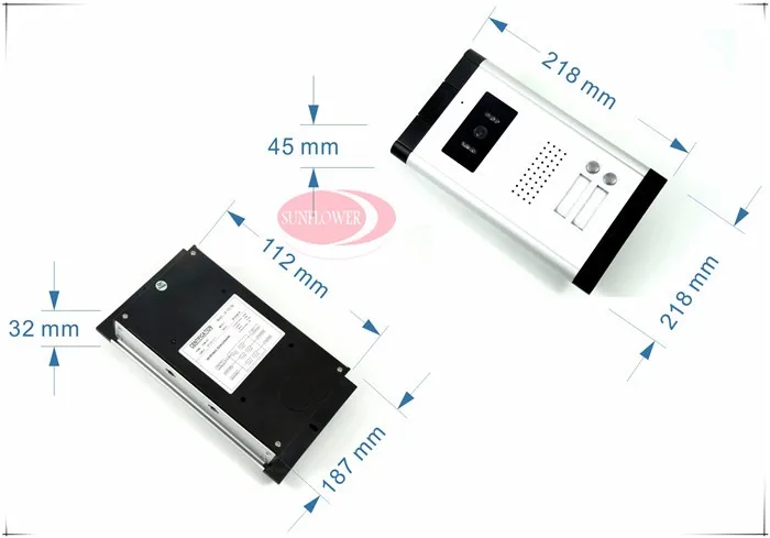 3 кнопки цветной видеодомофоны домофон системы s 3 lcd безопасности дверной звонок для 3 квартиры + система контроля доступа + электронный