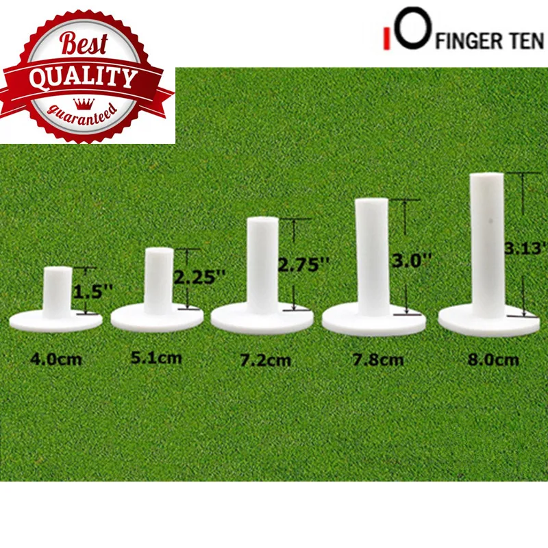 الغولف المحملات المطاط 5 مختلفة حجم حزمة للقيادة المدى تيز حامل الكرة 1.5 ''2.25'' 2.75 ''3.0 ''3.13 'بوصة المطاط الغولف المحملات
