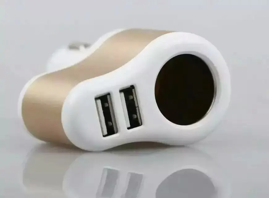 3 цвета фирменная новинка 12 В 1 А 2 универсальный порта два USB односторонний