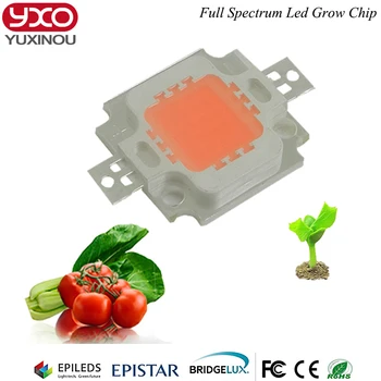 

1pcs High Power 16w 12v LED Chip Full Spectrum DIY Grow Light Lamp Beads 16W 380nm - 840nm for Plants