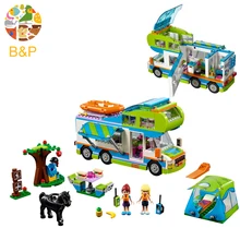 Legoing 41339 das 546 pcs Amigos Série A Mia Camper Van Modelo Building Blocks Brinquedos Para Crianças Presente de Aniversário 01062 Lepin