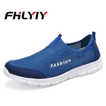 

Men Mesh Breathable Outdoor Mountain Casual Shoes Soft Slip on Lightweight Zapatos De Hombre Fashion Male Footwear Shoes Men