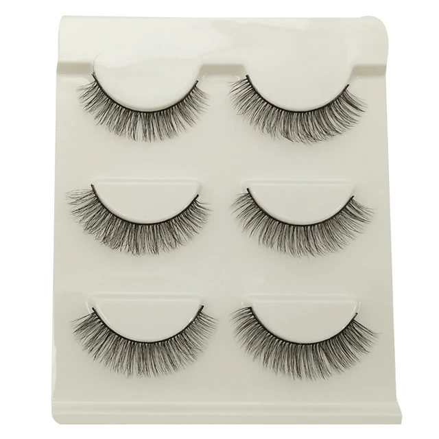 Aliexpress.com : Buy 6 Pairs Women Thick False Eyelashes 3D Fake Lashes ...