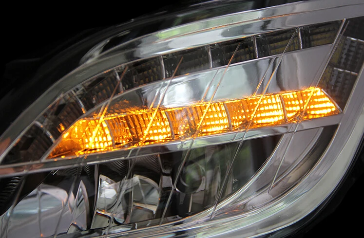 Светодиодный дневный ходовой свет DRL с желтым поворотным светом для Buick Excelle XT, Opel Astra J 2009-2013 наивысшего качества