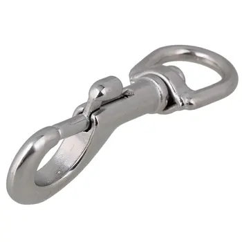 

M5 Silver 304 Stainless Steel Trigger Bolts Snaps Clips Hooks Pet Chains Swivel-Eye wall hook holdback