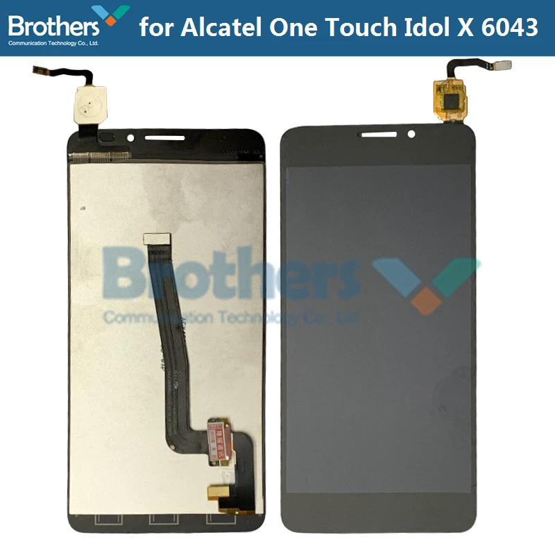 LCD Screen for Alcatel One Touch Idol X 6043 LCD Display Touch Screen Digitizer for Alcatel One Touch 6043 LCD Assembly 5'' AAA (1)