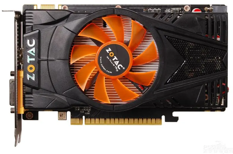 Б/у видеокарта ZOTAC GeForce GTX 550 Ti 1 ГБ GDDR5 видеокарты для nVIDIA карта GTX550Ti интернет кафе GTX 550TI 1GD5 Dvi VGA