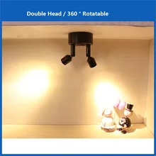 2 Вт/6 Вт подзарядка двухголовый шкаф li батарея 7-8 часов портативный и поворотный стол, витринное стекло led батарея прожектор