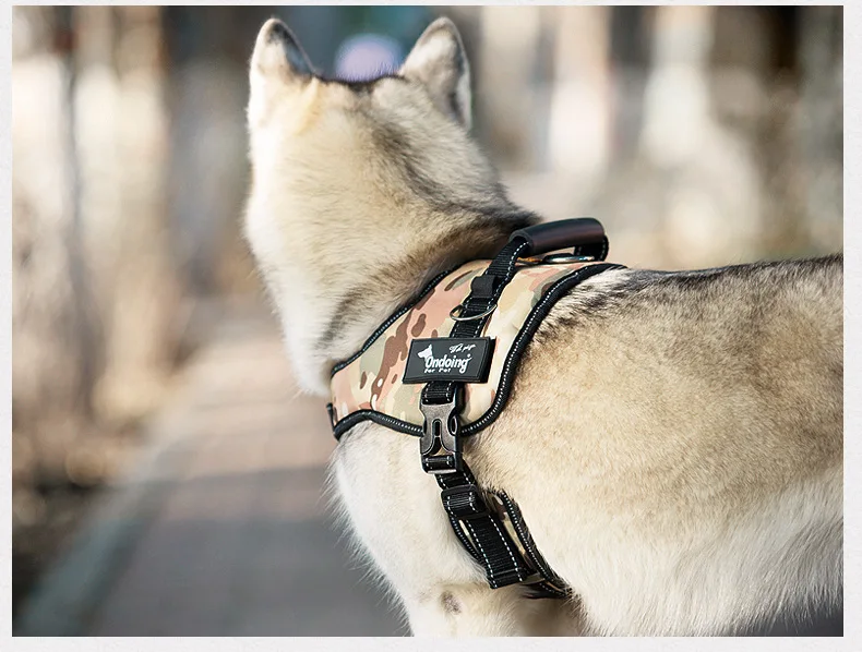 Professional Pet Dog Harness K9 No Pull Saddle Harness Adjustable Strap Dog Training Harness for Medium Large Dogs Accessories (3)