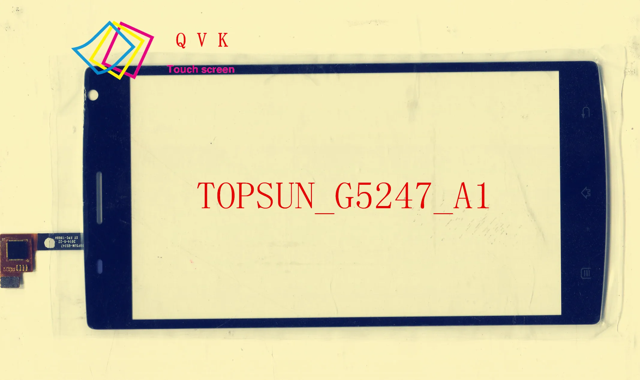 5" Phone TOPSUN_G5247_A1 xhg04 Touch Screen Digitizer panel for Megafon Login 