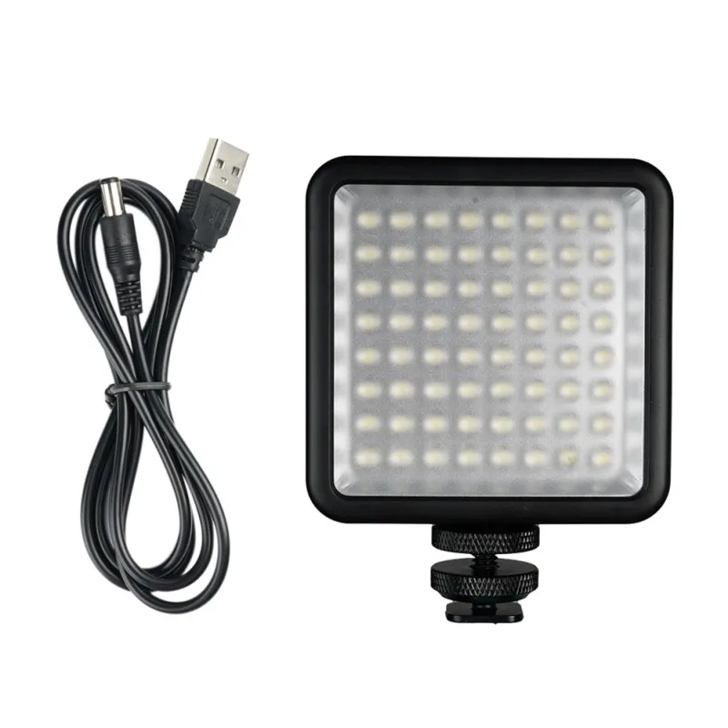 

49 LED Photo Video Light lamp on Camera Hot Shoe LED Lighting for Iphone Camcorder Live Stream photography lighting
