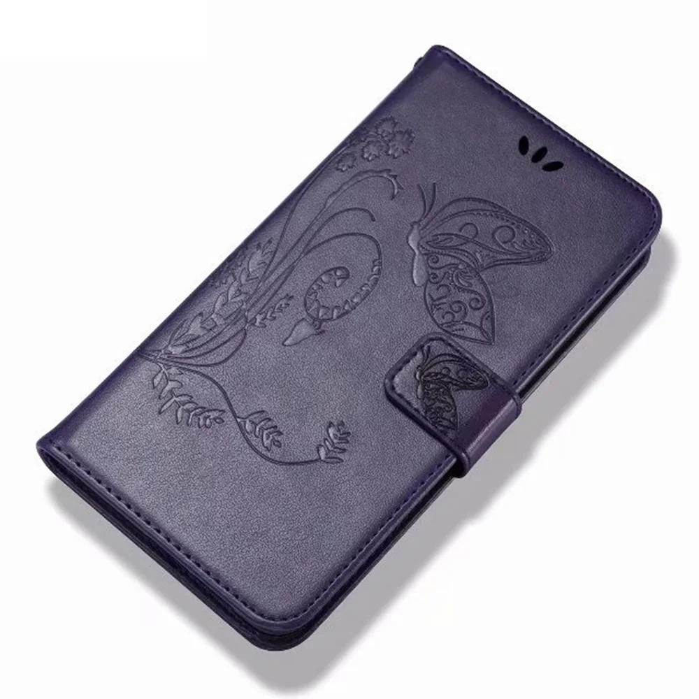 Butterfly Cover PU Leather Flip Cover Wallet Case For Vernee Thor E Plus X Apollo Lite Case Flip Protective Phone Cases