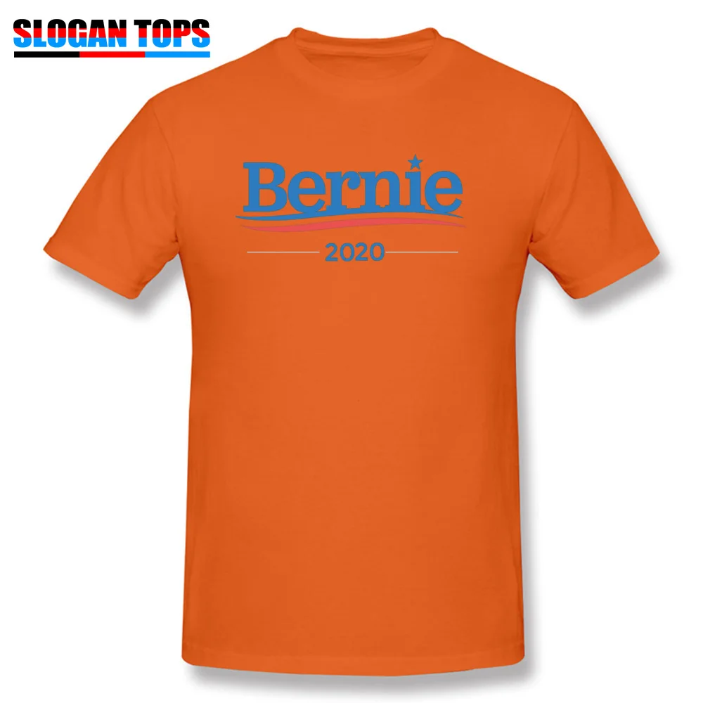 Мужская футболка с надписью из 100% хлопка Bernie Sanders 2020 для кампании мужская летняя