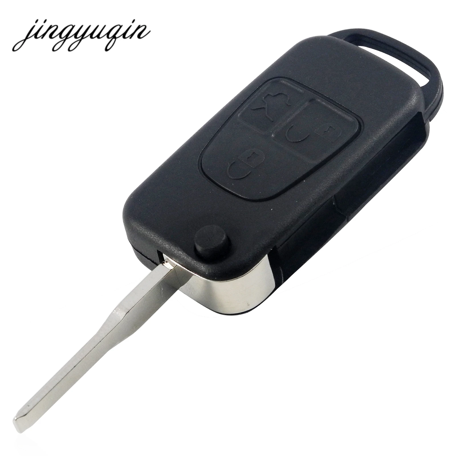 jingyuqin Flip Folding Remote Key Shell HU64 Blade for MERCEDES BENZ ML SL S C 3