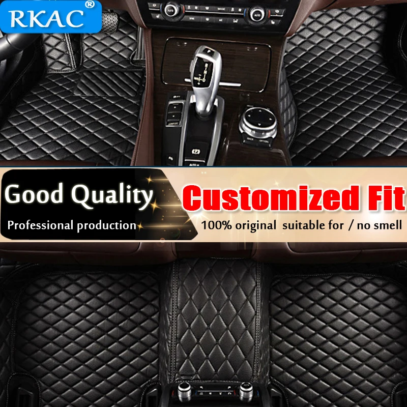 

RKAC CUSTOM car floor mats for Peugeot 206 207 2008 301 307 3008 4008 rcz all weather car styling heavy duty rubber carpet liner