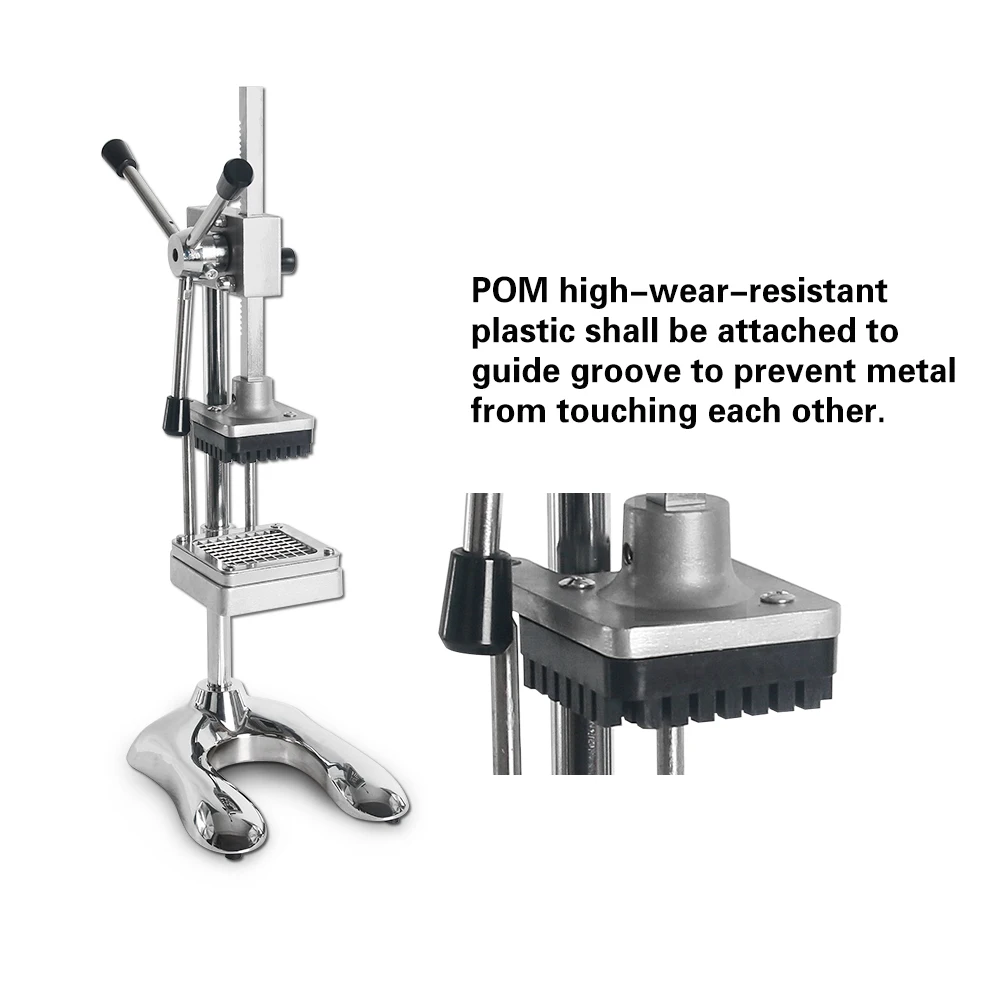 ITOP Vertical Potato Chip Carrot Shredding Machine Vegetable Fruit Cutter Slicer Manual French Fries Cutter Kitchen Tools