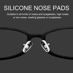 25 пар 13 мм Силиконовые носоупоры винт на носовые упоры Push On носовые упоры ремонт инструмент для очков Солнцезащитные очки аксессуары