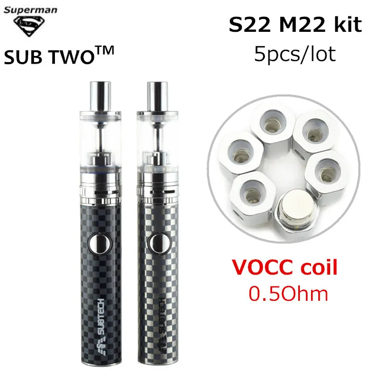 5 шт. S22 M22 vape kit 1800 мАч батарея электронная сигарета vapor контроль воздушного потока