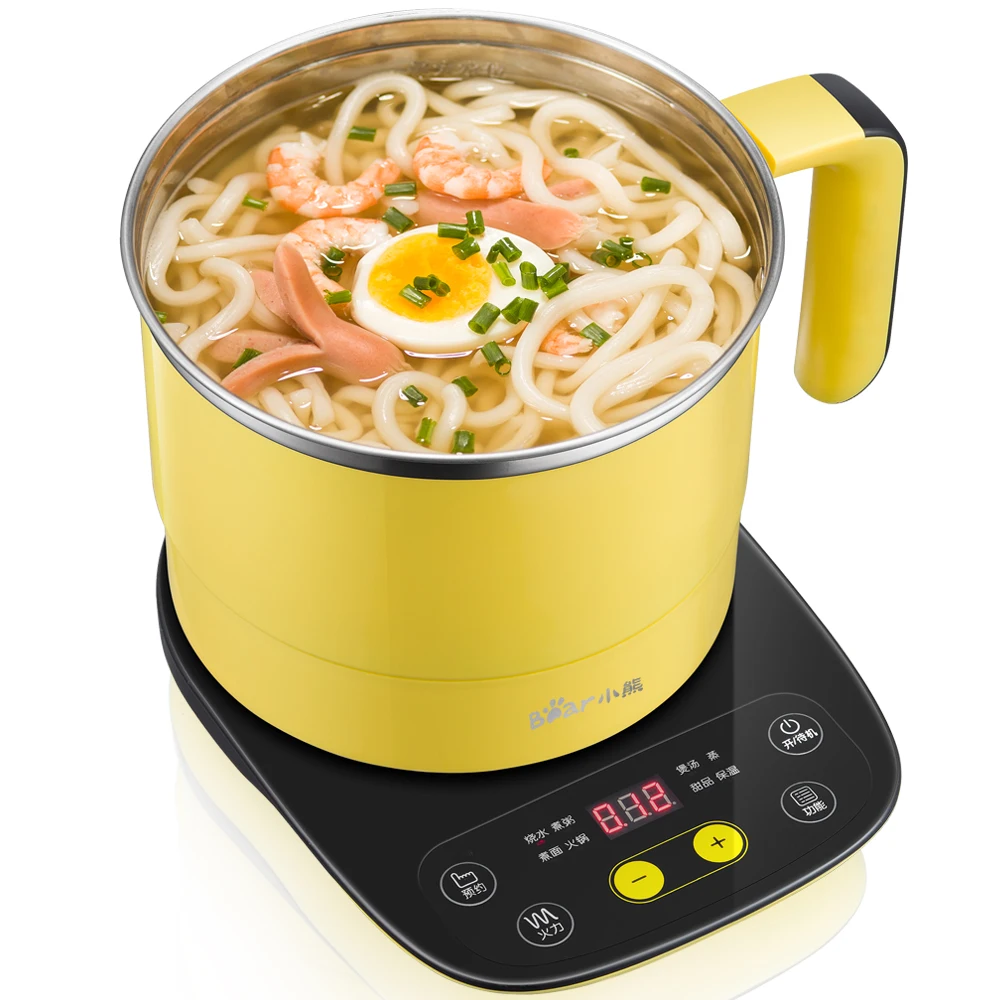 

220V Electric Hot Pot Multi Cooker Stainless Steel Multifunctional Electric Cooking Pot For Student Officer