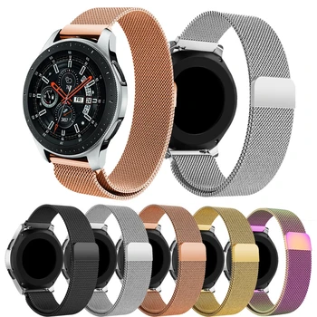 

for Glaxary Watch 42mm 46mm Strap Stainless Steel Replacement Band Bracelet 20mm 22mm Men Women for 2018 Sumsung Smartwatch