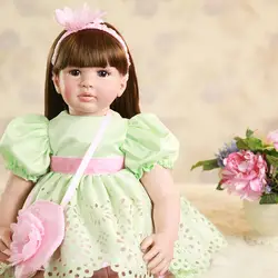 Dollmai коллекции bebe reborn с силиконовой органа 58 см Кукла реборн Детские моделирования куклы играть дома игрушки милые куклы Reborn для девочек b