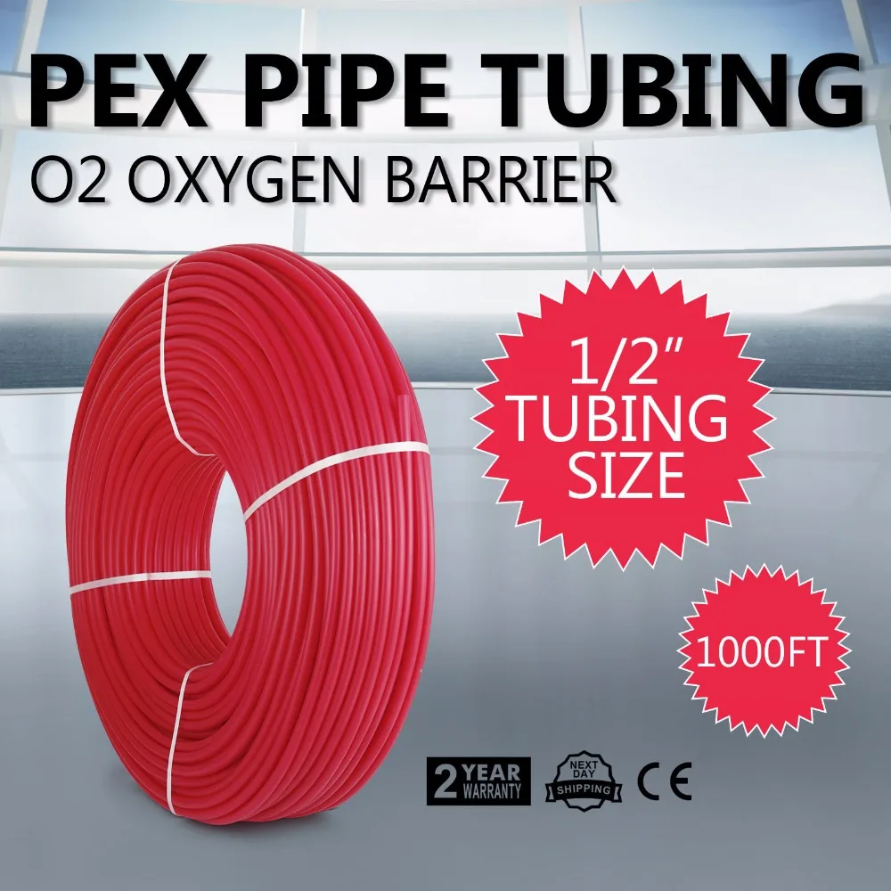 Vevor 1000ft Non Barrier Pex Tubing / Pex Pipe For Water Plumbing