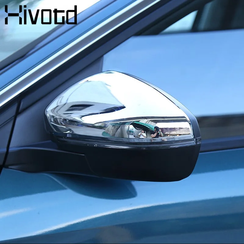 

Hivotd for peugeot 3008 3008GT 2017 car styling rear view side mirror trim frame chrome-plated ABS plastic Exterior accessories