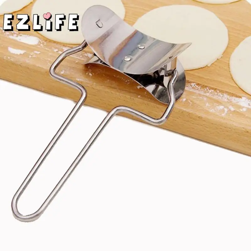 EZLIFE Dough Press Dumpling Mould Maker Pie Stainless Steel Pastry