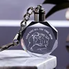 Porte-clés en cristal pour maman, souvenir gravé au Laser coloré LED, pendentif, cadeau ► Photo 3/6