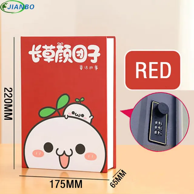 Dictionary Secret Book Safe Box Money Hidden Security Safe Lock Cash Money Coin Storage Jewellery Password Locker For Kid Gift