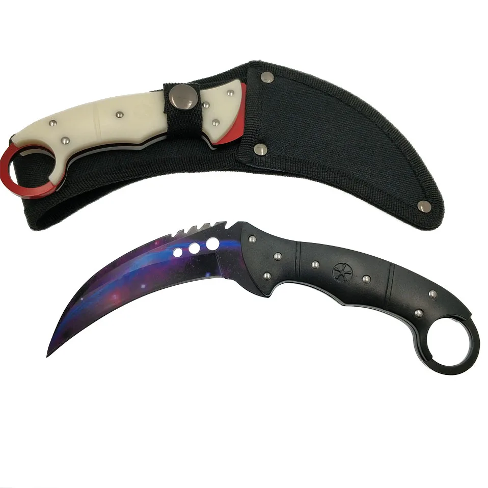 Swayboo Doppler Cs Go Talon Knife Fade Counter Strike Black Tactical  Camping Fixed Blade Outdoor Knife 2