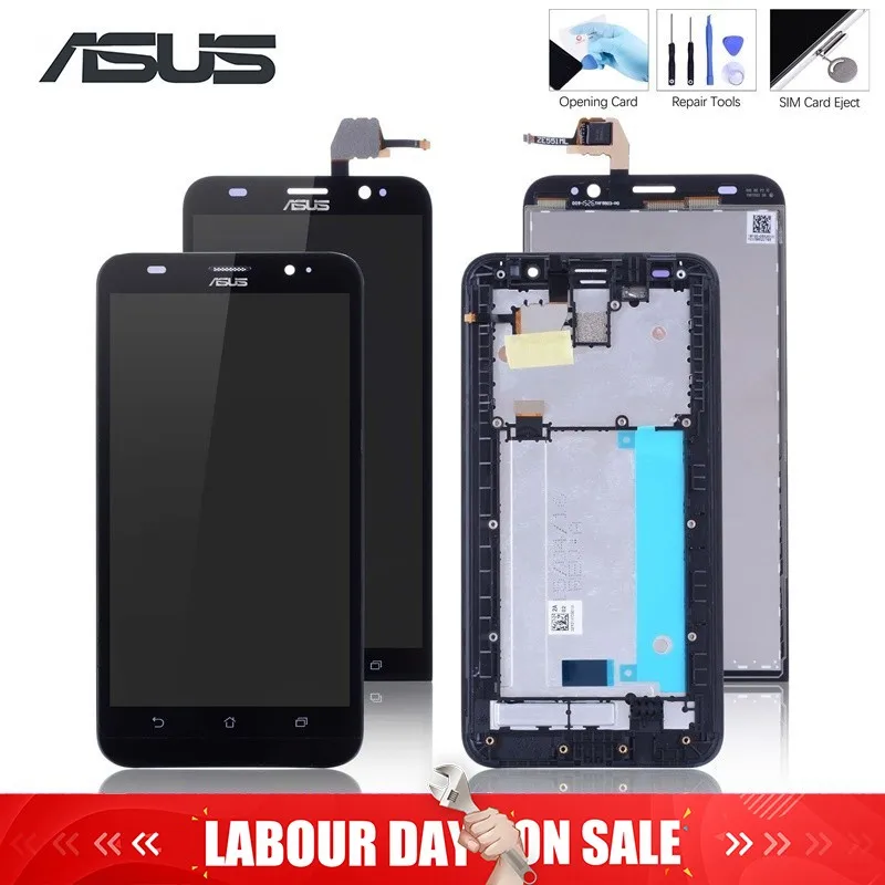 

Original LCD For ASUS Zenfone 2 ZE551ML LCD Display Z00AD Touch Screen Painting with Frame For ASUS Zenfone 2 ZE551ML Display
