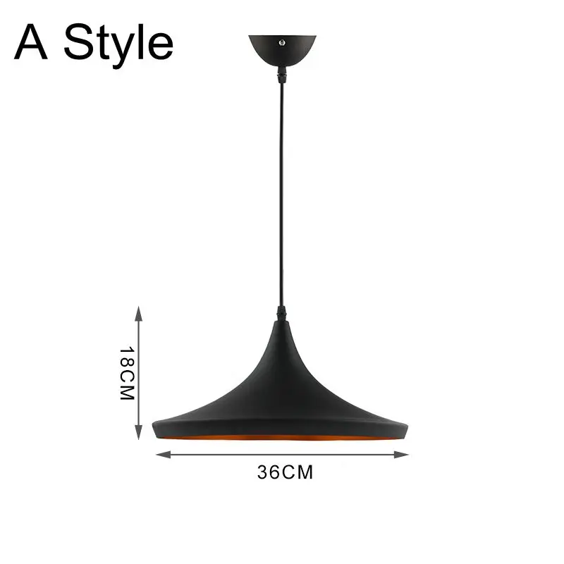 2017-NEW-Pattern-American-Country-Style-Art-Pendant-Light-Retro-Hanging-Lamp-Black-110v-220v-With