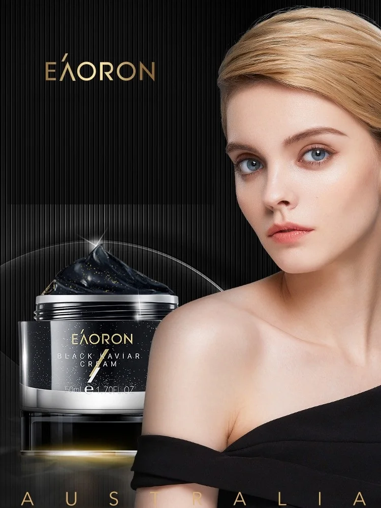 Escuras da Pigmentação da Pele Diminuir os Poros Austrália Kaviar Eaoron Preto Creme Nutritivo Endurecimento Levantamento Endurecimento Minimizar Manchas 2 Bronzeadores artificiais