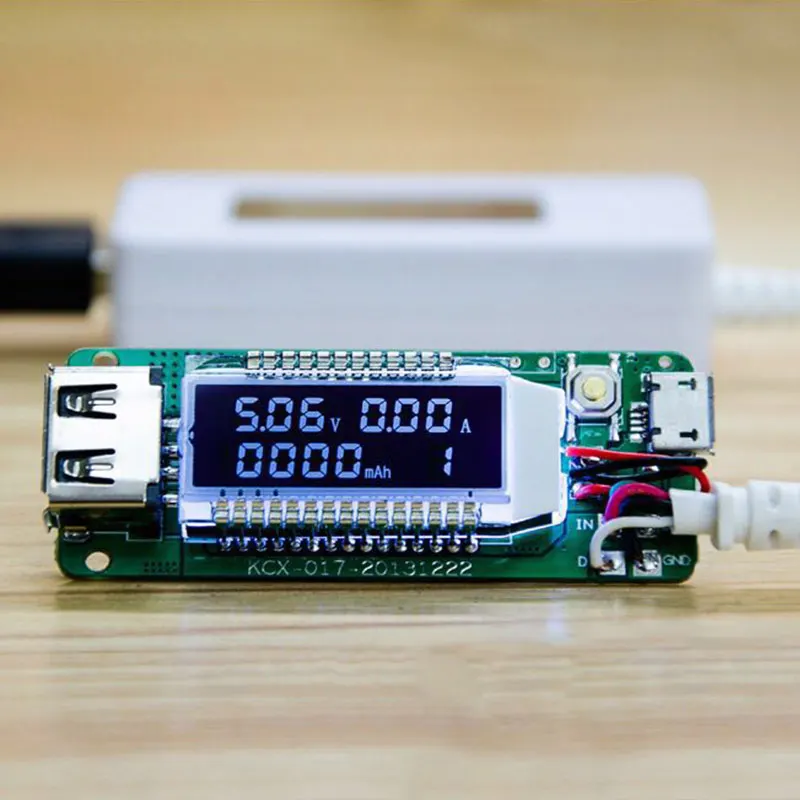 UANME Белый Micro USB зарядное устройство Емкость батареи Напряжение Ток тестер метр детектор с ЖК-дисплей для мобильного смартфона power Bank