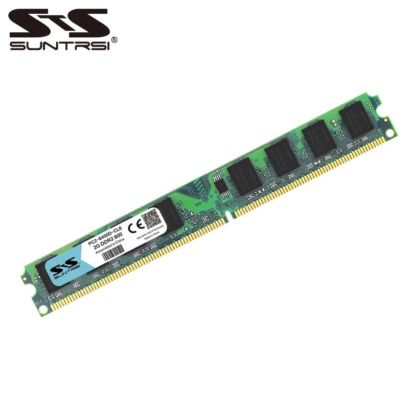 Suntrsi Ram 2GB DDR2 настольная память 800MHz 667MHz для настольного компьютера 1 8 V