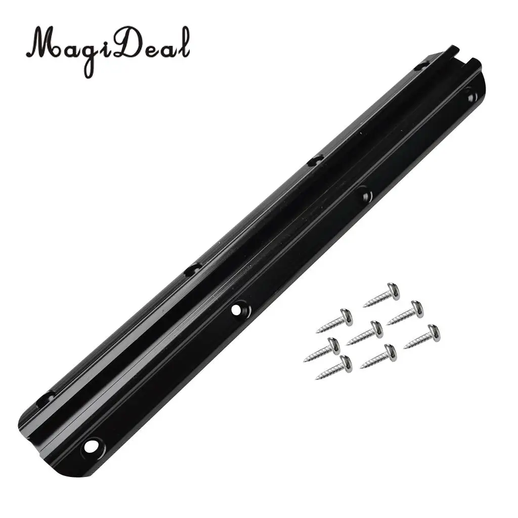MagiDeal New Style Kayak Alloy Slide Track Rails With 8 Mounting Screws