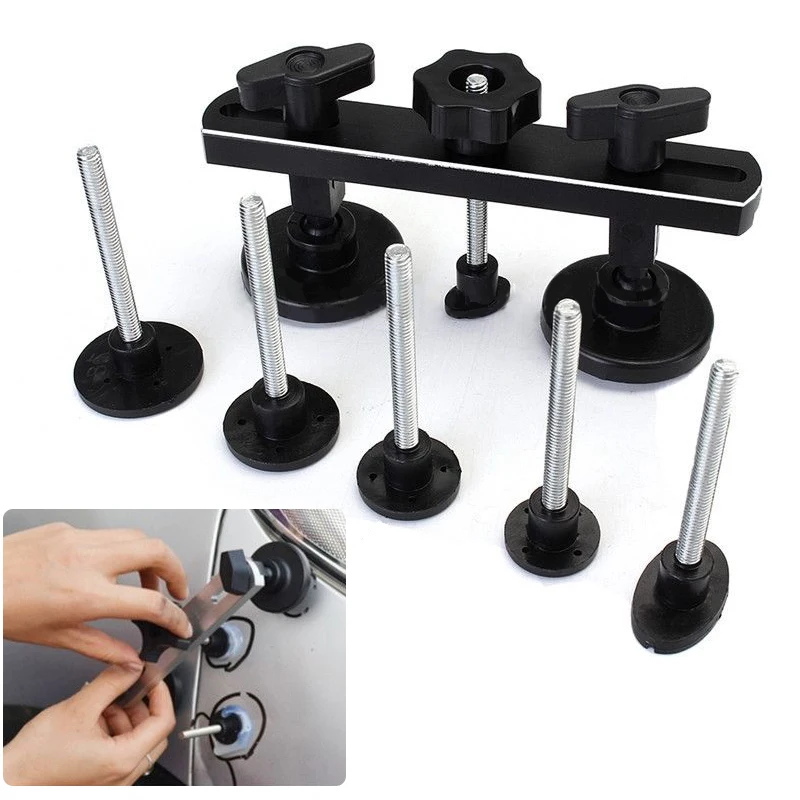 1set Auto Car Body Bridge Puller Repair Hail Paintless Dent Removal Kit Hand Tool Set