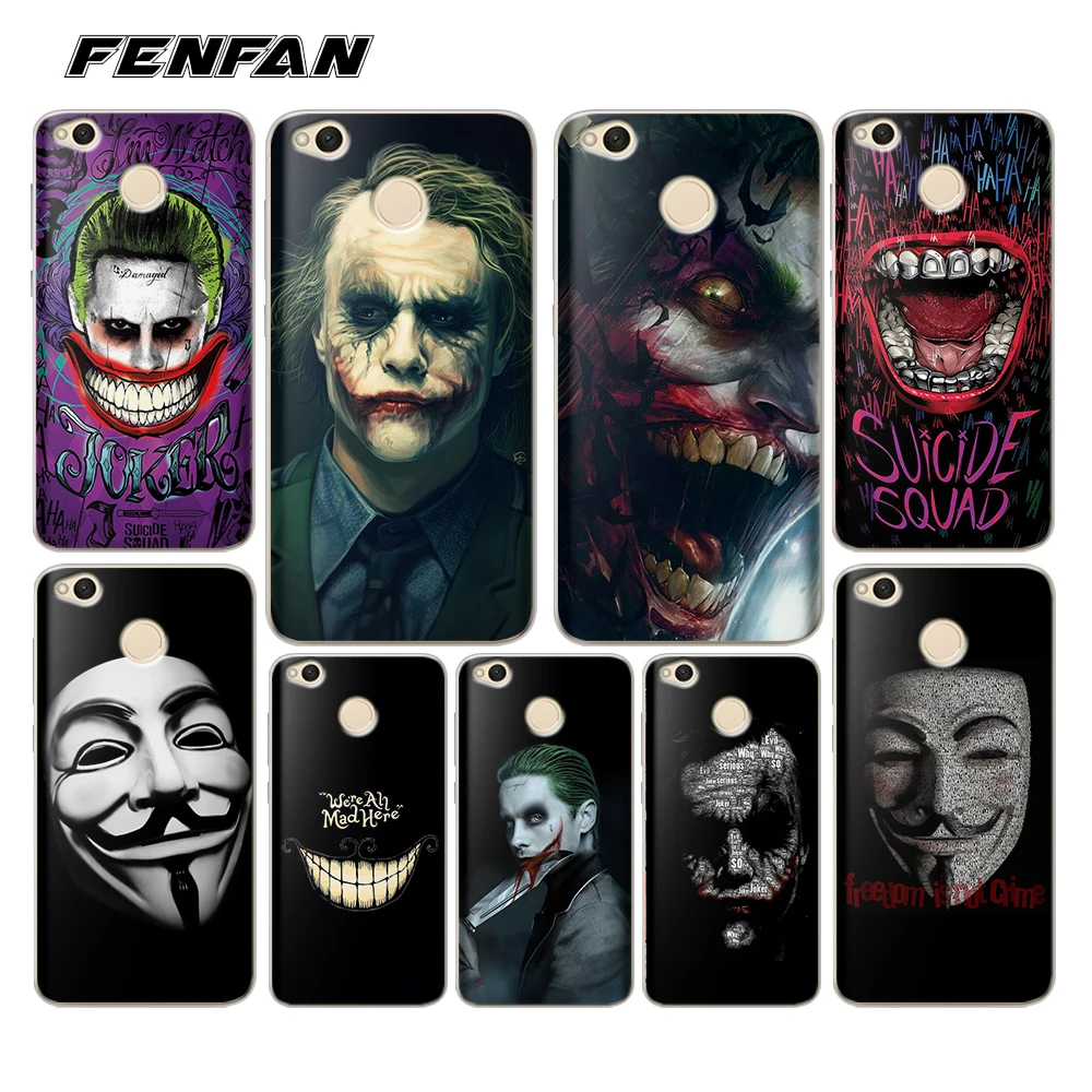 

Soft silicone TPU Case for Xiaomi Redmi 4X case 5A 5 Plus joker Phone Cover for Note 4X 4Pro 5A for Xiaomi Mi A1 case 5X 6 case