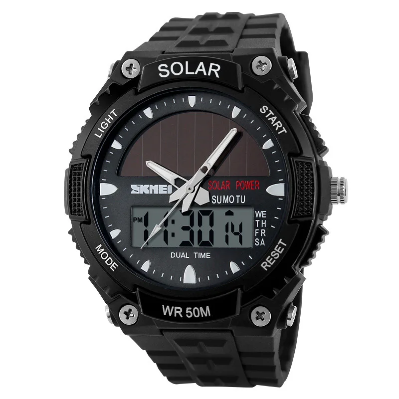 Prix pour 2017 Nouveau Relogio Solaire d'énergie Montre Hommes Sport Montres LED Numérique Quartz Militaire En Plein Air Robe Horloge Montres SKMEI Marque Prix pour 2017 Nouveau Relogio Solaire d'énergie Montre Hommes Sport Montres LED Numérique Quartz Militaire En Plein Air Robe Horloge Montres SKMEI Marque