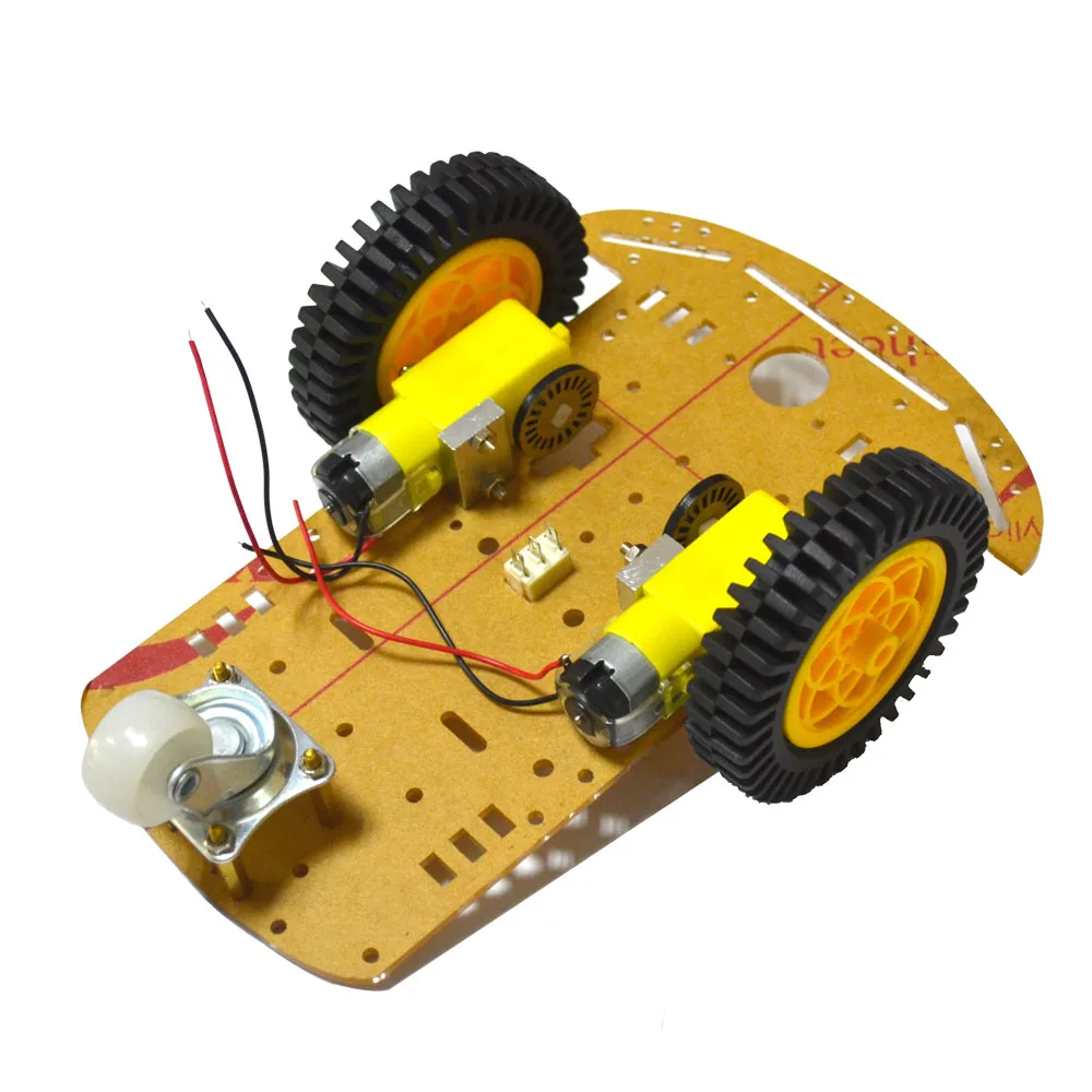 Высокотехнологичный набор для самостоятельной сборки робота, комплект для средней школы, 2 wd, комплект шасси, кодер скорости, батарейный блок