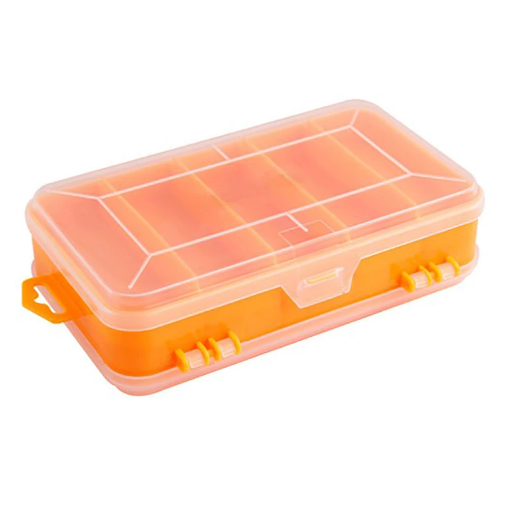 

13 Grids Portable Transparent Screws Storage Box Double-Side Multifunctional Storage Tool Case Plastic Case