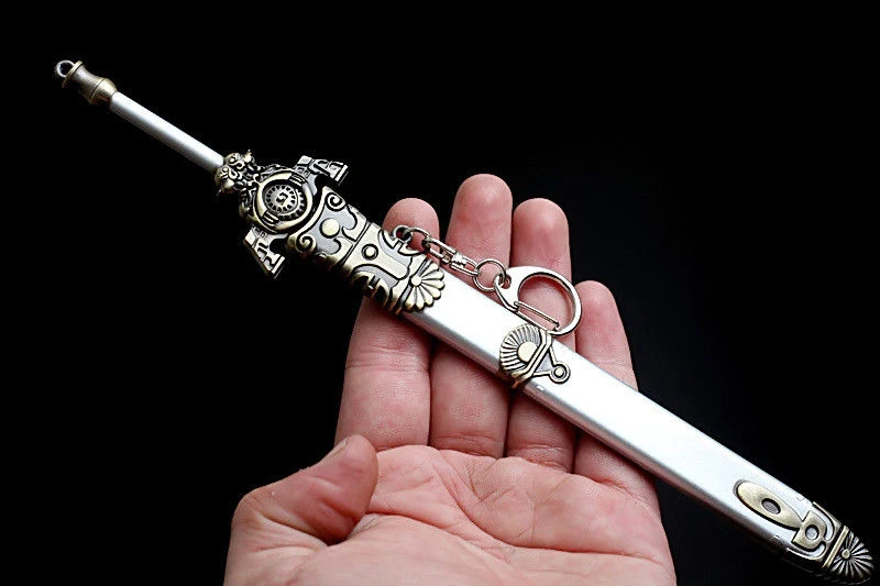 1/6 Scale Ancient Weapon Model Toy Sword 22cm Alloy Diecast Sword with