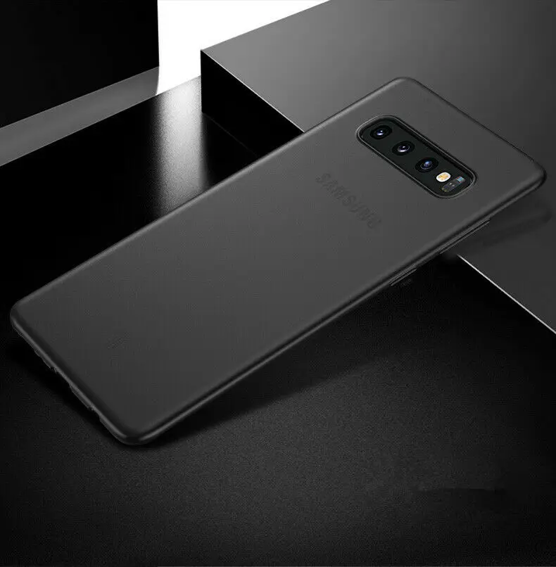 X-Level ультра тонкий матовый ПП задний Чехол для samsung Galaxy S9+ S10+/Note 9 s10e - Цвет: Clear black