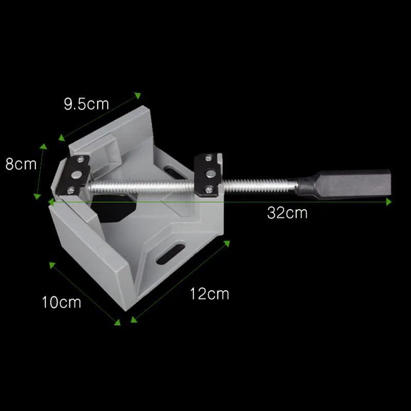 Алюминиевая ручка 90 градусов зажимы для деревообработки правый угол зажим деревообрабатывающий каркас зажим правый угол инструмент для папок
