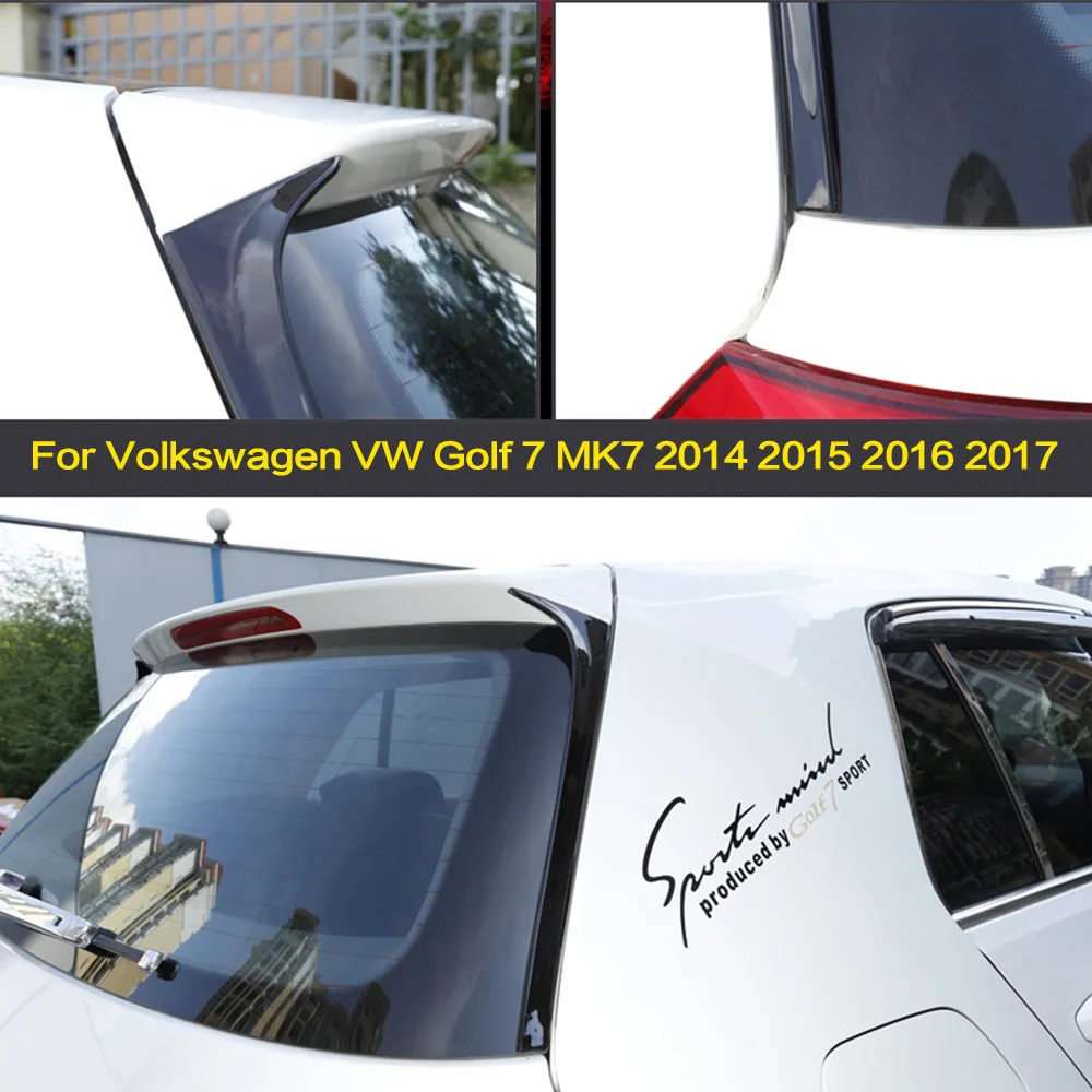 Спойлеры из углеродного волокна для Volkswagen VW Golf 7 MK7 2014 2015 2016 2017 АБС пластик задний